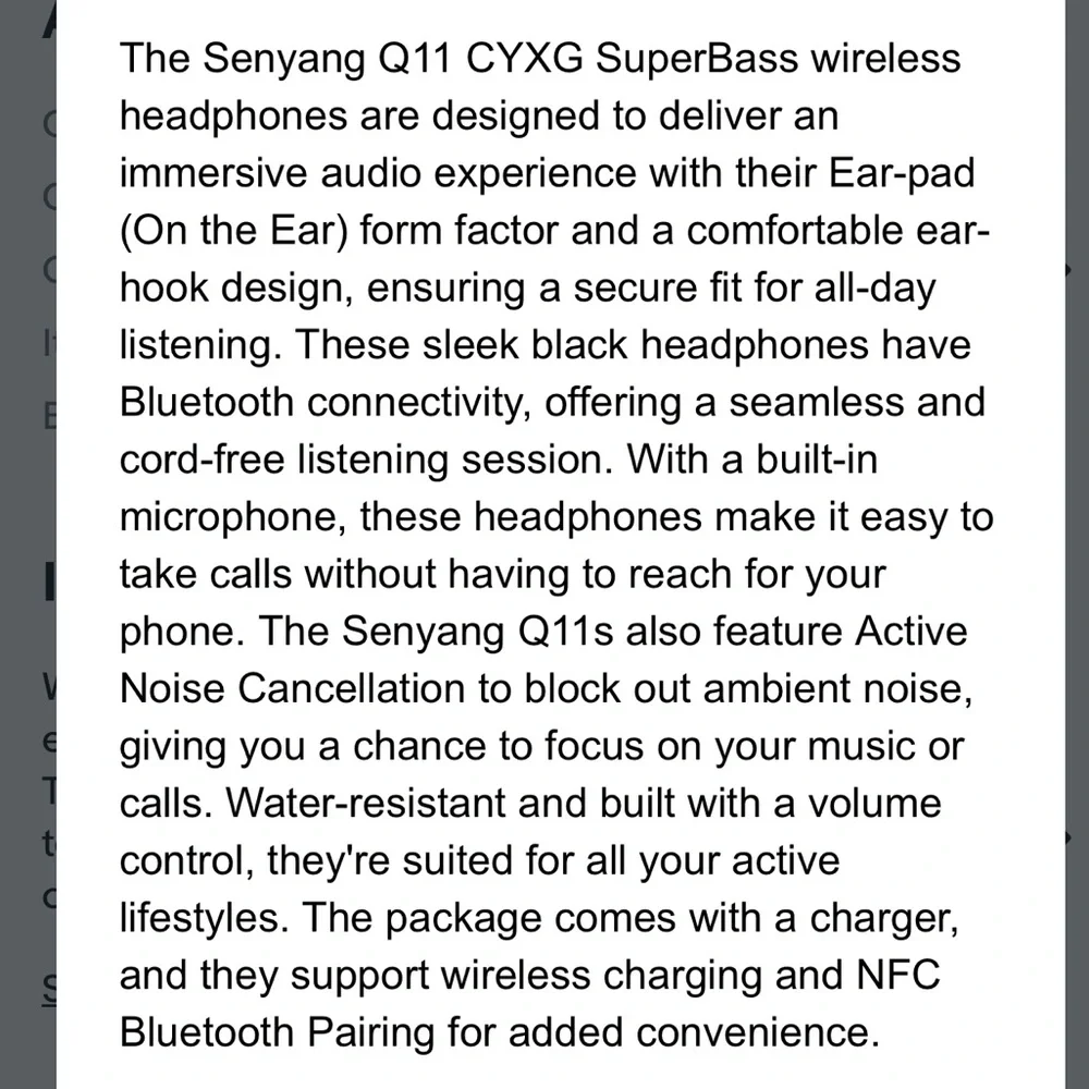 Q11 TWS Earbuds Wireless Charging Case